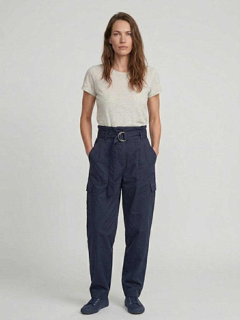 BOSS Womens Pants belted Size 4(36) - Picture 8 of 8